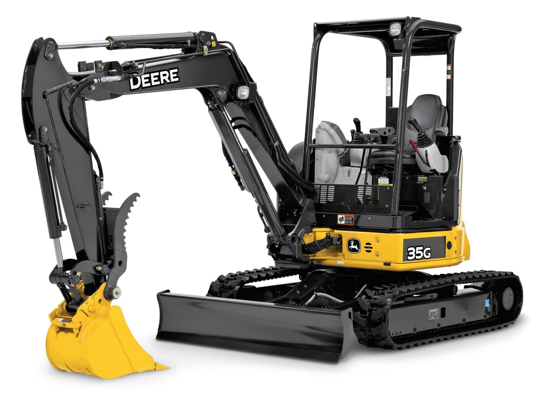 Rental store for 8,000 lb John Deere 35G Excavator in Monroe LA