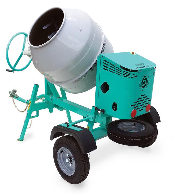 Rental store for Cement Mixer 9 CU FT Towable Gas Engine in Monroe LA